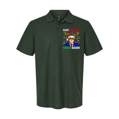 Make Christmas Great Again Trump 2024 Xmas Softstyle Adult Sport Polo