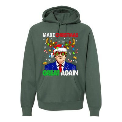 Make Christmas Great Again Trump 2024 Xmas Premium Hoodie