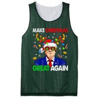 Make Christmas Great Again Trump 2024 Xmas Mesh Reversible Basketball Jersey Tank