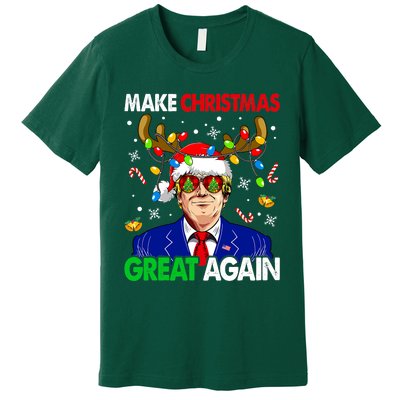 Make Christmas Great Again Trump 2024 Xmas Premium T-Shirt