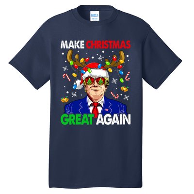 Make Christmas Great Again Trump 2024 Xmas Tall T-Shirt