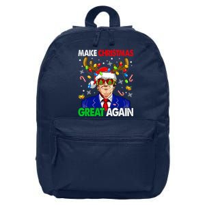 Make Christmas Great Again Trump 2024 Xmas 16 in Basic Backpack