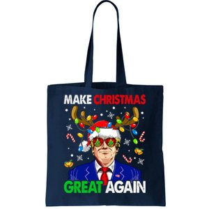 Make Christmas Great Again Trump 2024 Xmas Tote Bag