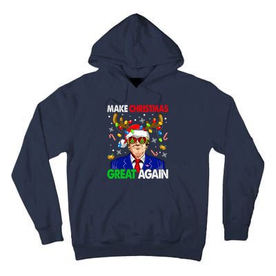 Make Christmas Great Again Trump 2024 Xmas Tall Hoodie