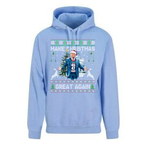 Make Christmas Great Again Ugly Funny Trump 47 Xmas Meaningful Gift Unisex Surf Hoodie