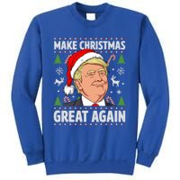 Make Christmas Great Again Funny Trump Ugly Christmas Gift Sweatshirt