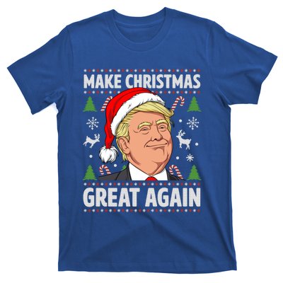 Make Christmas Great Again Funny Trump Ugly Christmas Gift T-Shirt