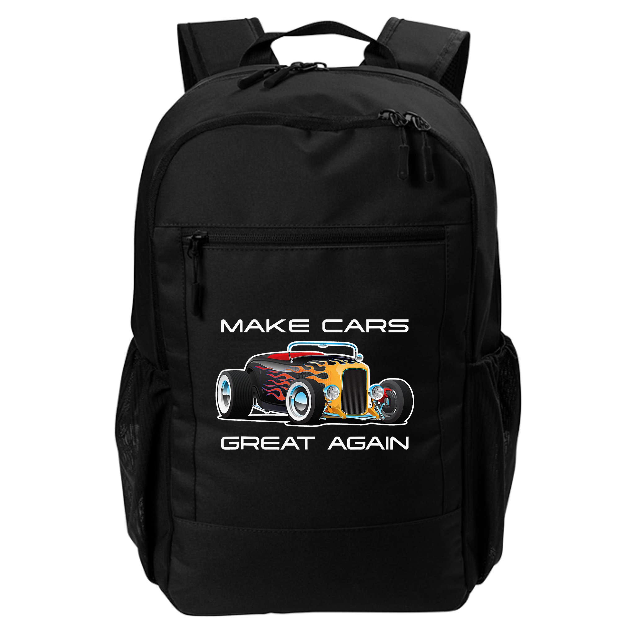 Make Cars Great Again! Classic Muscle Car Hotrod Design Backpack