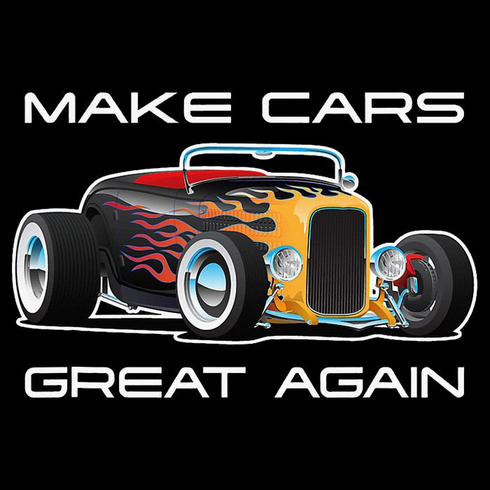 Make Cars Great Again! Classic Muscle Car Hotrod Design 16 in Basic Backpack