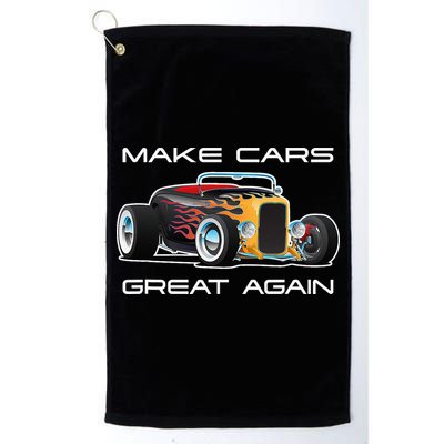 Make Cars Great Again! Classic Muscle Car Hotrod Design Golf Towel