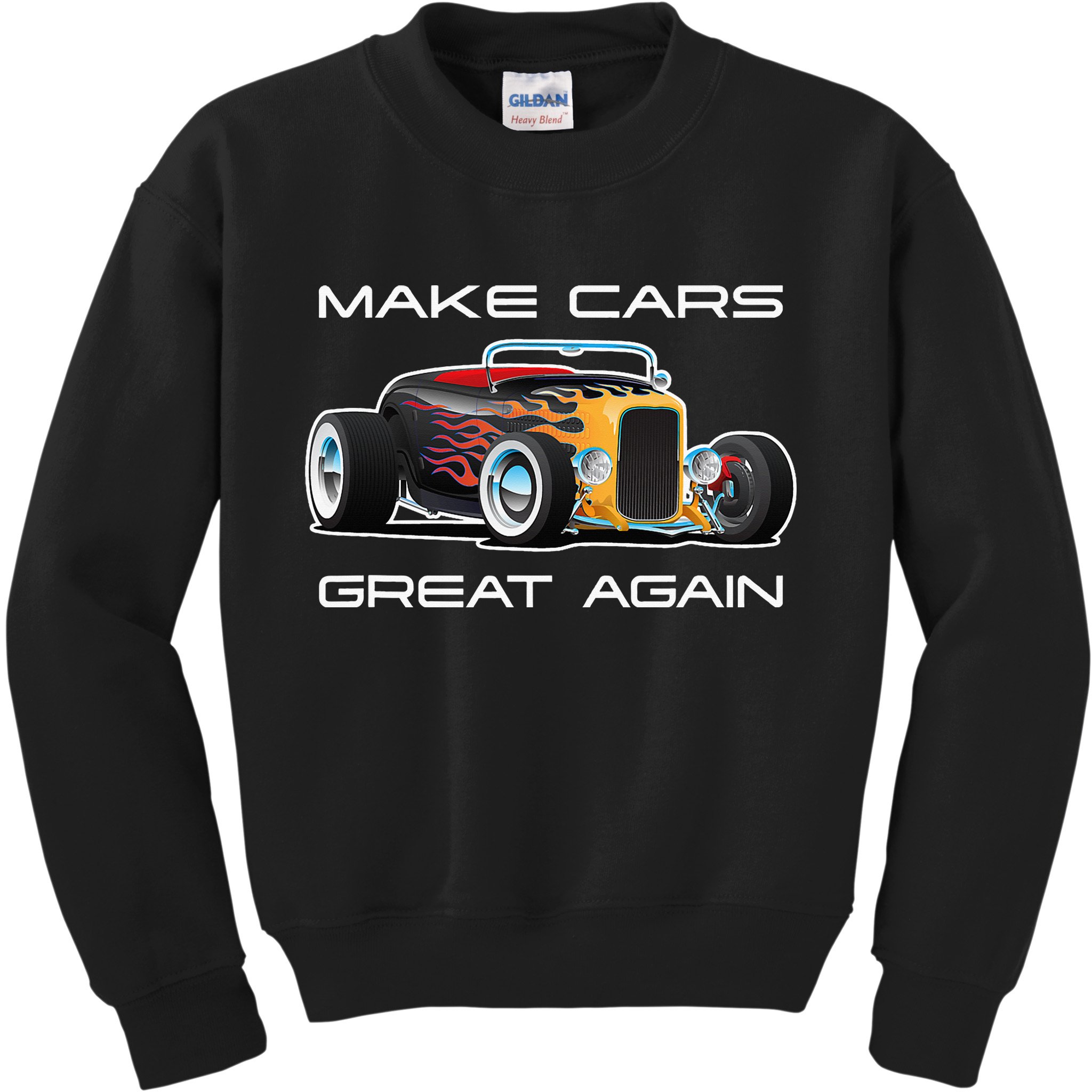 Make Cars Great Again! Classic Muscle Car Hotrod Design Kids Sweatshirt