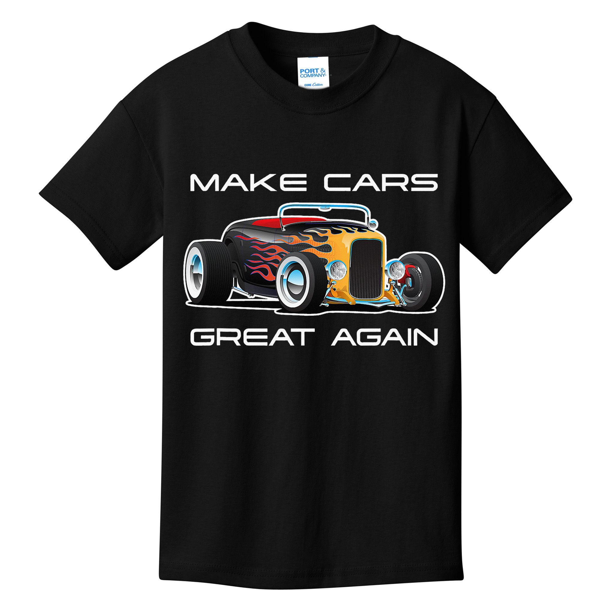 Make Cars Great Again! Classic Muscle Car Hotrod Design Kids T-Shirt