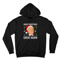 Make Christmas Great Again Funny Trump Ugly Christmas Hoodie