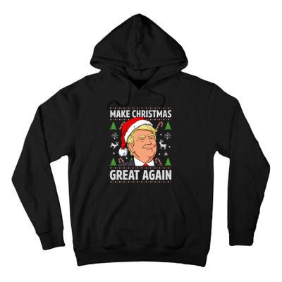 Make Christmas Great Again Funny Trump Ugly Christmas Tall Hoodie