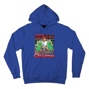 Merry Christmas Gamer Game Controler Christmas Tree Lights Gift Hoodie