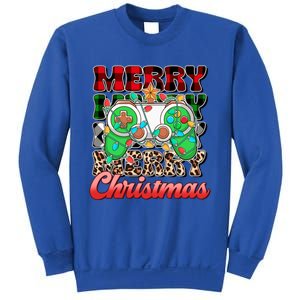 Merry Christmas Gamer Game Controler Christmas Tree Lights Gift Sweatshirt