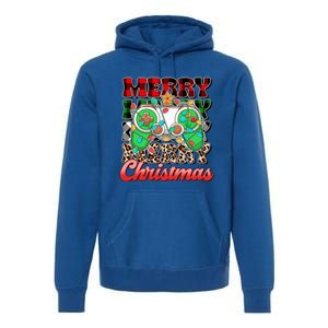 Merry Christmas Gamer Game Controler Christmas Tree Lights Gift Premium Hoodie