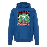 Merry Christmas Gamer Game Controler Christmas Tree Lights Gift Premium Hoodie