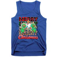 Merry Christmas Gamer Game Controler Christmas Tree Lights Gift Tank Top