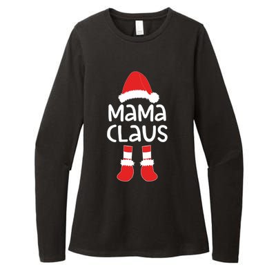 Mama Claus Gift Matching Christmas Gift Womens CVC Long Sleeve Shirt