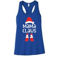 Mama Claus Gift Matching Christmas Gift Women's Racerback Tank