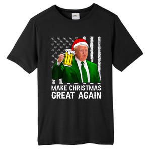 Make Christmas Great Again Beer Drinking Xmas Trump Tall Fusion ChromaSoft Performance T-Shirt