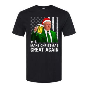 Make Christmas Great Again Beer Drinking Xmas Trump Softstyle CVC T-Shirt