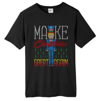 Make Christmas Great Again Trump Usa Ugly Christmas Great Gift Tall Fusion ChromaSoft Performance T-Shirt