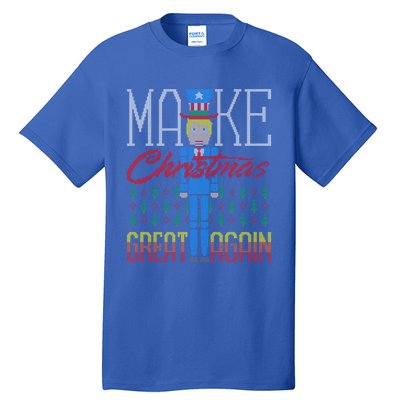 Make Christmas Great Again Trump Usa Ugly Christmas Great Gift Tall T-Shirt