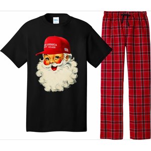 Make Christmas Great Again Trump Christmas Maga Santa Pajama Set