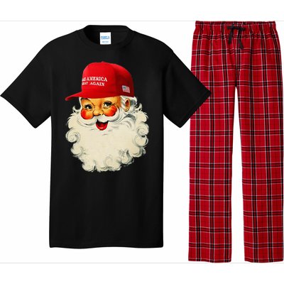 Make Christmas Great Again Trump Christmas Maga Santa Pajama Set