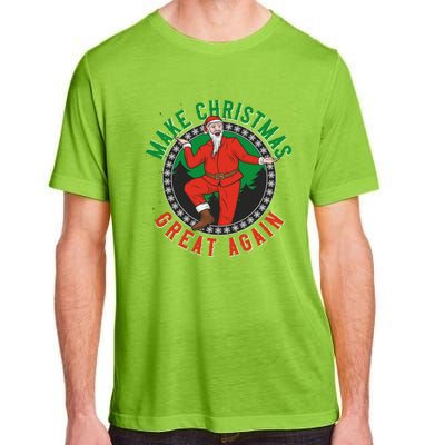 Make Christmas Great Again Funny Ugly Christmas Gift Adult ChromaSoft Performance T-Shirt