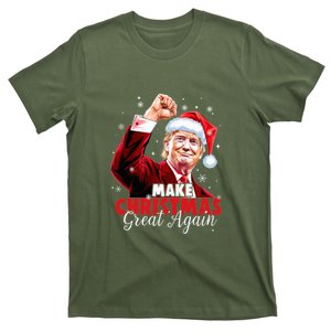 Make Christmas Great Again Santa Funny Trump Xmas Pajamas T-Shirt