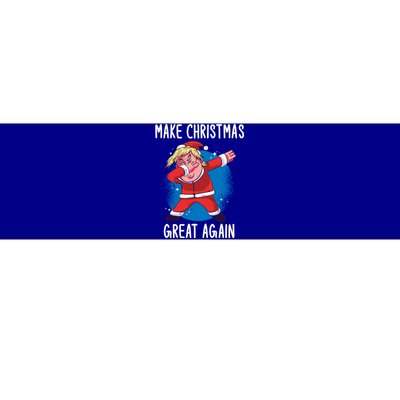 Make Christmas Great Again Santa Trump Dabbing Gift Bumper Sticker