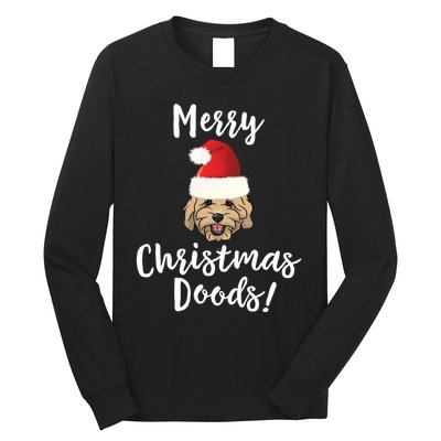 Merry Christmas Goldendoodle Funny Dog Long Sleeve Shirt