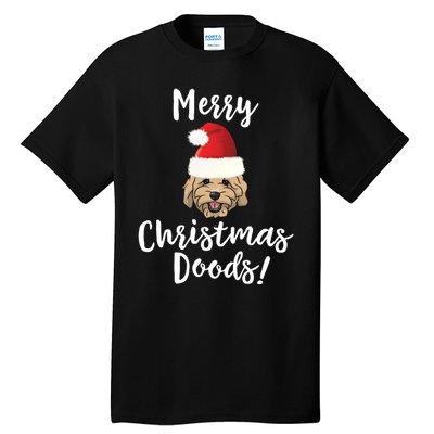 Merry Christmas Goldendoodle Funny Dog Tall T-Shirt