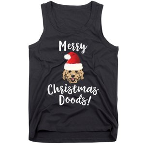 Merry Christmas Goldendoodle Funny Dog Tank Top