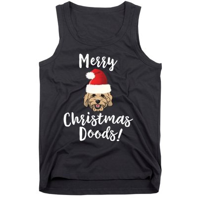 Merry Christmas Goldendoodle Funny Dog Tank Top