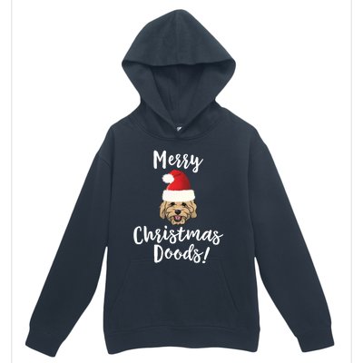 Merry Christmas Goldendoodle Funny Dog Urban Pullover Hoodie