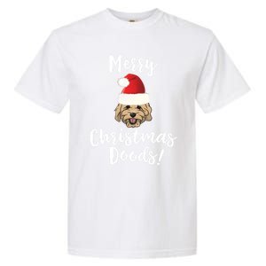 Merry Christmas Goldendoodle Funny Dog Garment-Dyed Heavyweight T-Shirt