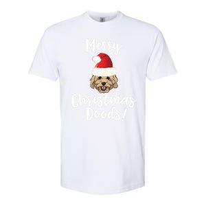 Merry Christmas Goldendoodle Funny Dog Softstyle CVC T-Shirt