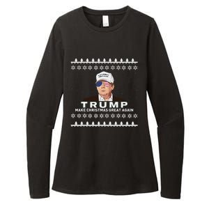 Make Christmas Great Again Trump Xmas Funny 2024 Womens CVC Long Sleeve Shirt