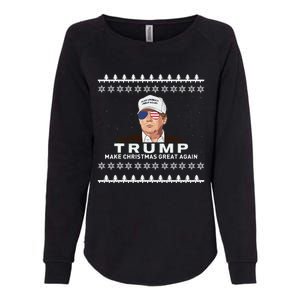 Make Christmas Great Again Trump Xmas Funny 2024 Womens California Wash Sweatshirt