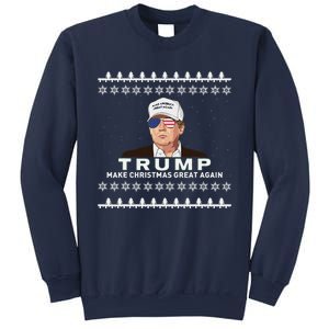 Make Christmas Great Again Trump Xmas Funny 2024 Sweatshirt