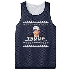 Make Christmas Great Again Trump Xmas Funny 2024 Mesh Reversible Basketball Jersey Tank