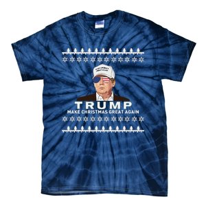 Make Christmas Great Again Trump Xmas Funny 2024 Tie-Dye T-Shirt