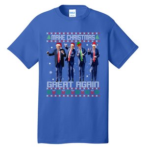 Make Christmas Great Again Ugly Trump Dance Santa Great Gift Tall T-Shirt