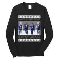 Make Christmas Great Again Trump Dance Xmas Long Sleeve Shirt