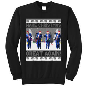 Make Christmas Great Again Trump Dance Xmas Sweatshirt