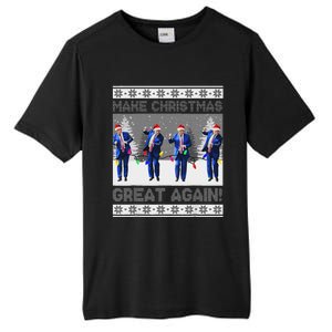 Make Christmas Great Again Trump Dance Xmas Tall Fusion ChromaSoft Performance T-Shirt